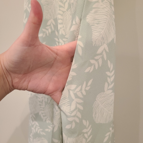 Dress The Population Seafoam Catalina V-neck Knee Length Dress Size Small - Picture 7 of 11